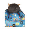 Picture of Pattern Printed Cat Head Cat Bed - Colors