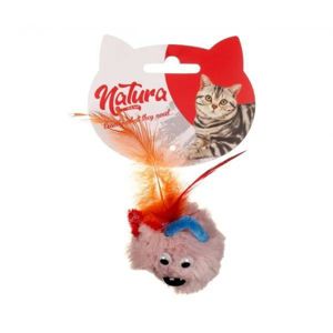 Picture of NATURA PLUSH BEAR FACE CAT TOY 13 CM PTC-019