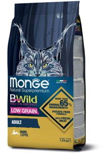 Picture of Monge Cat Bwild Adult Hare - 1.5 kg