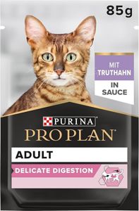 Picture of Pro plan kitten wet cat food with turkey grilled in gravy pouch - 85 gm