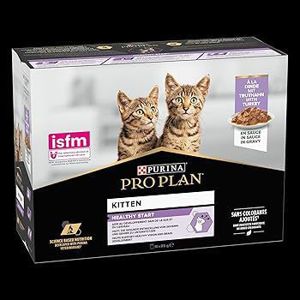 Picture of Pro plan kitten wet cat food turkey in gravy box 10 x 85g