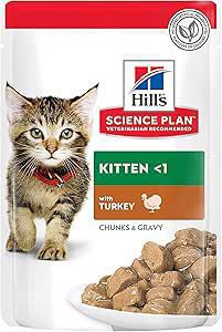 Picture of Hill’S Science Plan Tender Chunks In Gravy Kitten Turkey Pouches 85g