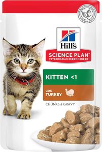 Picture of Hill’s S/P -Tender Chunks in Gravy Kitten Turkey Pouches (12x85g)