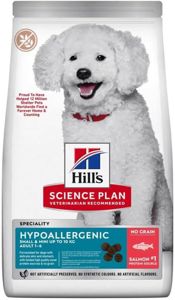 Picture of Hill’s Science Plan Hypoallergenic Small & Mini Adult Dog Food with Salmon – 1.5kg