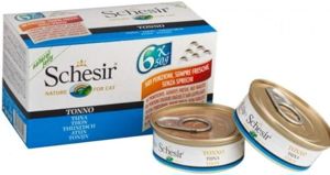 Picture of Schesir Cat Food Multipack - Tuna in Jelly - (6×50g) Cans