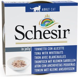 Picture of Schesir Cat Food – Tuna with Whitebait in Jelly - 85g Can