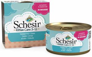 Picture of Schesir Kitten Cat Pouch - Tuna Recipe for Kittens (3-12 Months) - 85g