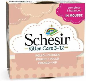 Picture of Schesir Kitten Care 3-12 Months Chicken  with Aloevera  in Jelly 85G