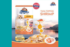 Picture of Kaniva Tuna Topping Shrimp In Soft Jelly Pouch - 70g