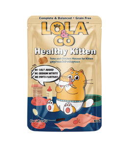 Picture of Lola & Co Health Kitten Tuna & Chicken Mouse For Kittens 80G