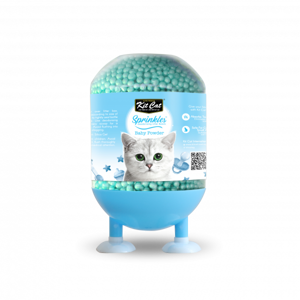 Picture of Kit Cat Sprinkles Deodorizing Beads 240g Baby Powder