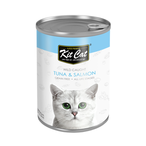 Picture of Kit Cat Atlantic Tuna With Wild Salmon 400g