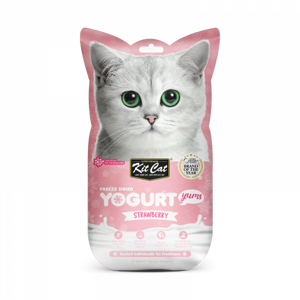 Picture of Kit Cat Cat Treat Freeze Dried Yogurt Yums Strawberry 10G - (1gX10 pieces)