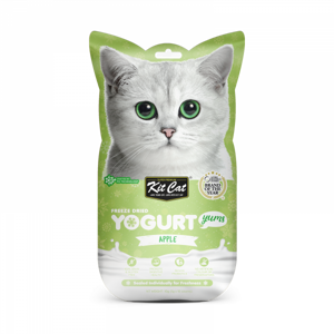 Picture of Kit Cat Cat Treat Freeze Dried Yogurt Yums Apple 10G - (1gX10 pieces)