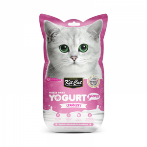 Picture of Kit Cat Cat Treat Freeze Dried Yogurt Yums Cranberry 10G - (1gX10 pieces)