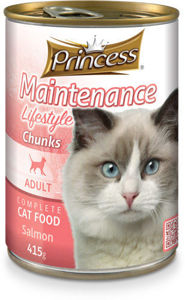 Picture of Princess Life Style Chunks With Salmon Cat Wet Food 405G