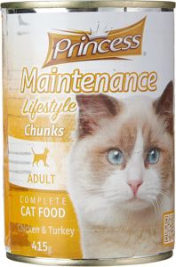 Picture of Princess Life Style Chunks With Chicken & Turkey Cat Wet Food 405G