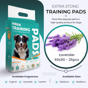 Picture of Puppy Training Pee Pads 60 CM x 60 CM Lavender Scented (40 Pcs)