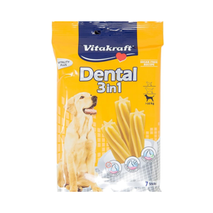 Picture of Vitakraft Dental Stick 3In1 Medium 180G - 7Pc