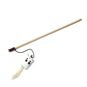 Picture of Cat Teaser Wand Toy with Wooden Rod -05