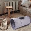 Picture of Cozy Foldable Cat Tunnel with Playful Ball