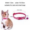 Picture of Cute Paw Print Adjustable Pet Collars With Bells