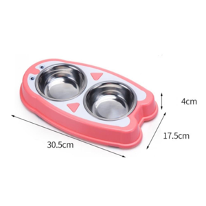 Picture of Penguin Double Bowl for dogs and Cats