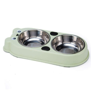 Picture of Panda Double Stainless Steel Pet Bowl