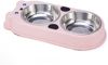 Picture of Panda Double Stainless Steel Pet Bowl