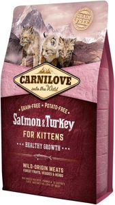 Picture of Carnilove Wmm Turkey & Salmon For Kitten For Cats 100g