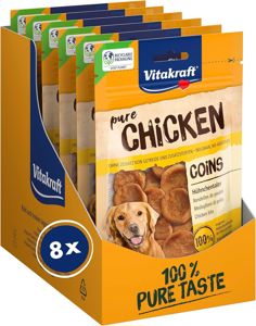 Picture of Vitakraft Dog Bits Coins Chicken Treats 80G