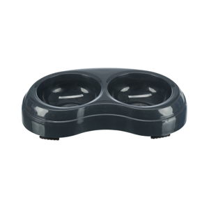 Picture of Trixie Plastic Double Bowl For Pets 0.2 l 10 cm