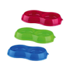 Picture of Trixie Plastic Double Bowl For Pets 0.2 l 10 cm