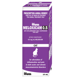 Picture of Meloxicam 0.5 Mg For Cats 10 ml Oral Susp - Ilium