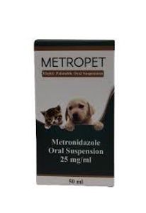Picture of Metropet Susp 50 ml ( Metronidazole Oral 25Mg/Ml)