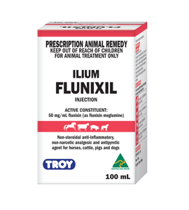 Picture of Troy Ilium Flunixil Anti - Inflammatory Injection For Pets 100 ml