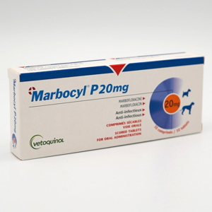 Picture of Vetocquinol Marbocyl Antibiotic Tablets For Dogs & Cats 20Mg 10'S