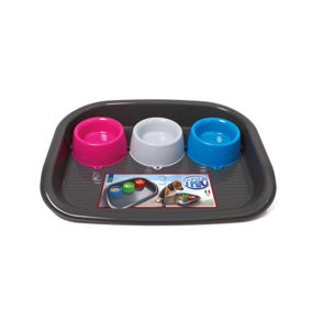 Picture of Pet food tray "Tris" cm 52 x 41x 9 h.