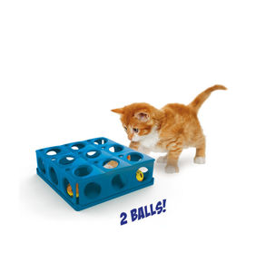 Picture of Tricky - cat toy with two balls cm. 25 x 25 x 9 h.