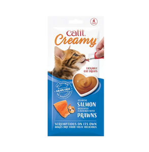 Picture of Catit Creamy Lickable Treats - Salmon and Shrimp