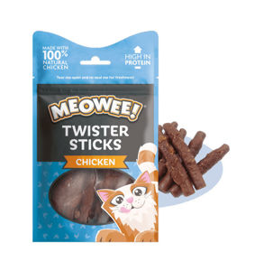Picture of Meowee Twister Sticks Chicken Cat Treats