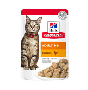 Picture of Hill's Science Plan Adult Wet Cat Food - Chicken Pouch