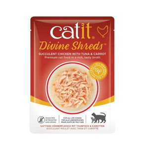 Picture of Catit Divine Shreds - Chicken With Tuna & Carrot