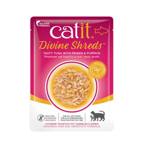 Picture of Catit Divine Shreds - Tuna With Shrimp & Pumpkin