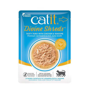 Picture of Catit Divine Shreds - Tuna With Chicken Wakame