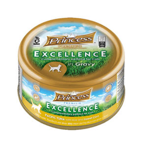 Picture of princess excellence cat food Pacific tuna with and sweet corn 70g