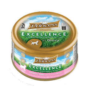 Picture of Princess Premium Excellence - Chicken & Tuna With Rice & Shrimp In Gravy 70g