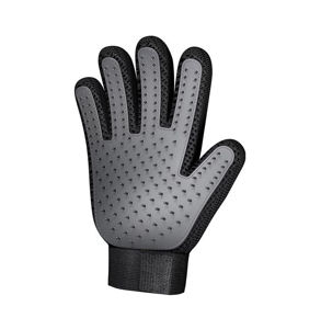 Picture of Black Pet Grooming Glove-Left