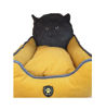 Picture of Pattern Printed Cat Head Cat Bed - Colors