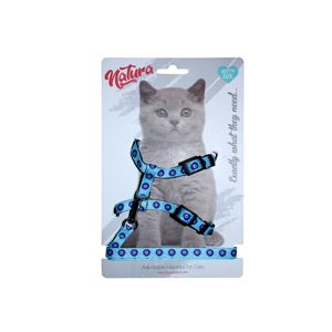 Picture of KITTEN HARNESS - EYE BEADS BLUE